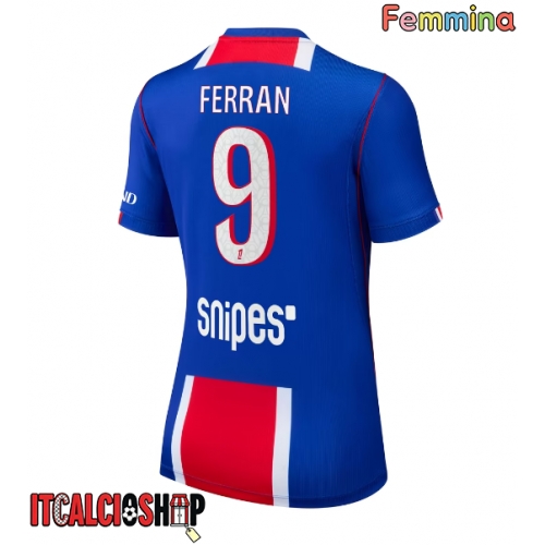 Paris Saint-Germain Ferran Torres #9 Prima Maglia Femmina 2026-27 Manica Corta